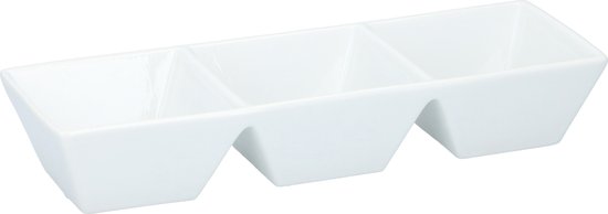 Alpina Snackschaal - Wit - 29,5 x 10 x 5cm