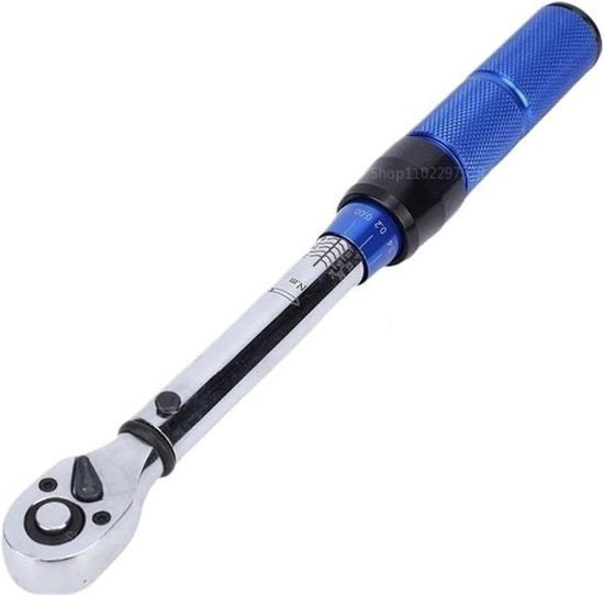 Momentsleutel Set - Verstelbare Sleutel - Nauwkeurig Monteren - 15 Delig - 2-24 Nm - Zilver