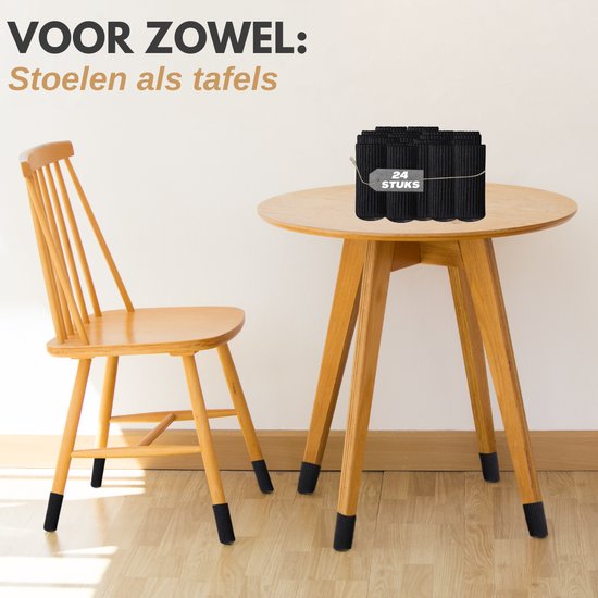 VAIVE Stoelpoot Beschermers - Vloerbeschermer - Stoelpoot Sokken - Stoelpootdoppen - Stoelpootbeschermers - Stoelsokken
