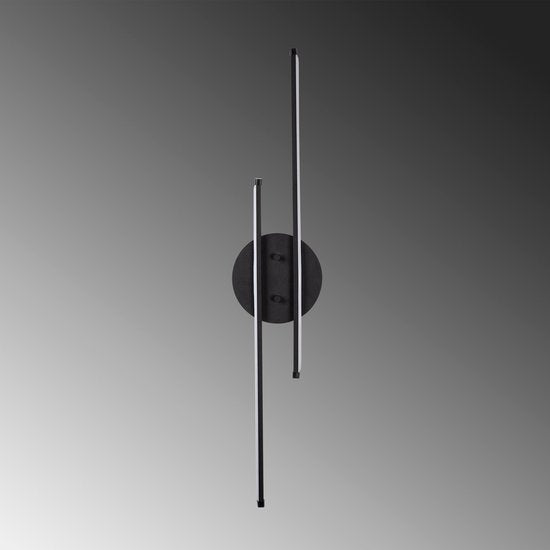 Asir - Wandlamp - Zwart - 17 x 86 x 5
