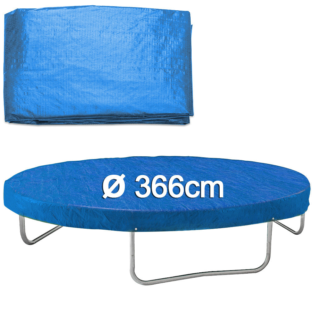 Monzana Afdekking - Afdekzeil Trampoline Blauw Ø366cm