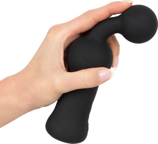 Black Velvets Prostaat Vibrator met Dubbele Motoren - Met balvormige Top - 10 Vibratiestanden en Oplaadbaar - 19 cm