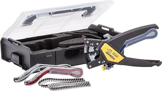 Jokari 62000 Krimptangset 0,5 tot 2,5 mm² Incl. kunststof koffer, Incl. assortiment adereindhulzen