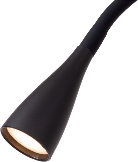 Lucide ZOZY - Leeslamp - LED 3 StepDim - 1x4W 3000K - Zwart