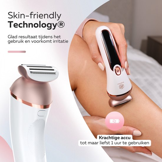 Beeperfect® 3 in 1 Ladyshaves Voor Vrouwen - Scheerapparaat Vrouw - Bikinitrimmer - Oplaadbaar - Waterdicht - 3 Opzetstukken