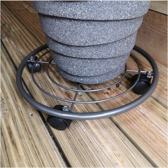 Plantenroller metaal | Ø 35 cm- Max 15 kg