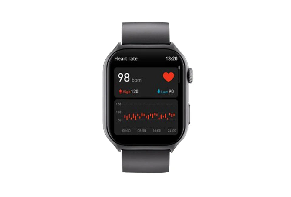 Vlectro Smartwatch 2.0 - Rechthoekig - 2 inch HD - Bluetooth Bellen - Zwart