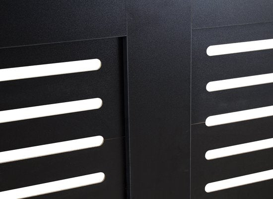 VDD - Verwarmingsombouw - 172 cm x 82 cm - Kleur: Zwart