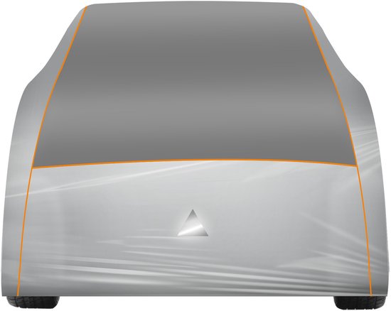 tectake® Autohoes - Autozeil voor Buiten - Hagelbescherming - Waterdicht Deken met 3 Verstelbare Spanbanden - Ademend - Auto Beschermhoes met Opbergtas - Compatibel met vele modellen - Afmeting (LxBxH) 571 x 203 x 145 cm - Voor SUV of Busje