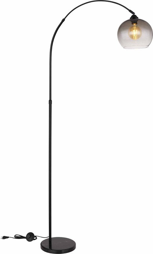 Vloerlamp MARCO Metaal 158.0cm Matt zwart | Roest E27 1-Lichts