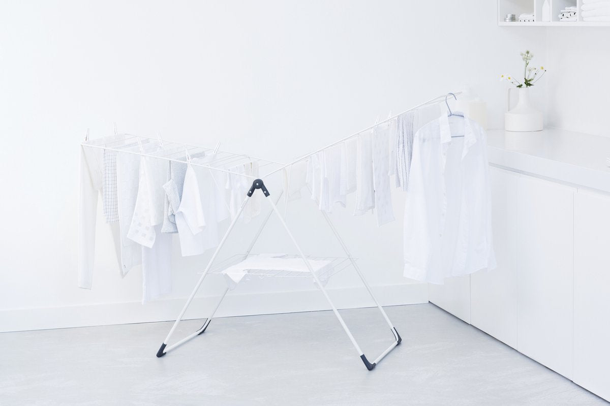 Brabantia Droogrek T-model - Inklapbaar Wasrek- 20m - White