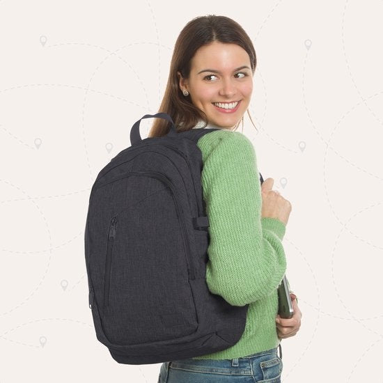 TRVLMORE Rugzak - 25L - 15,6 inch - Laptop Rugtas - Schooltas - Unisex - Spatwaterdicht Zwart