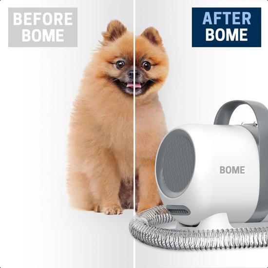 BOME Hondentondeuse - Alles in 1 Trimset - Tondeuse Hond - Poottrimmer - Nagelvijl Hond - Dieren Tondeuse
