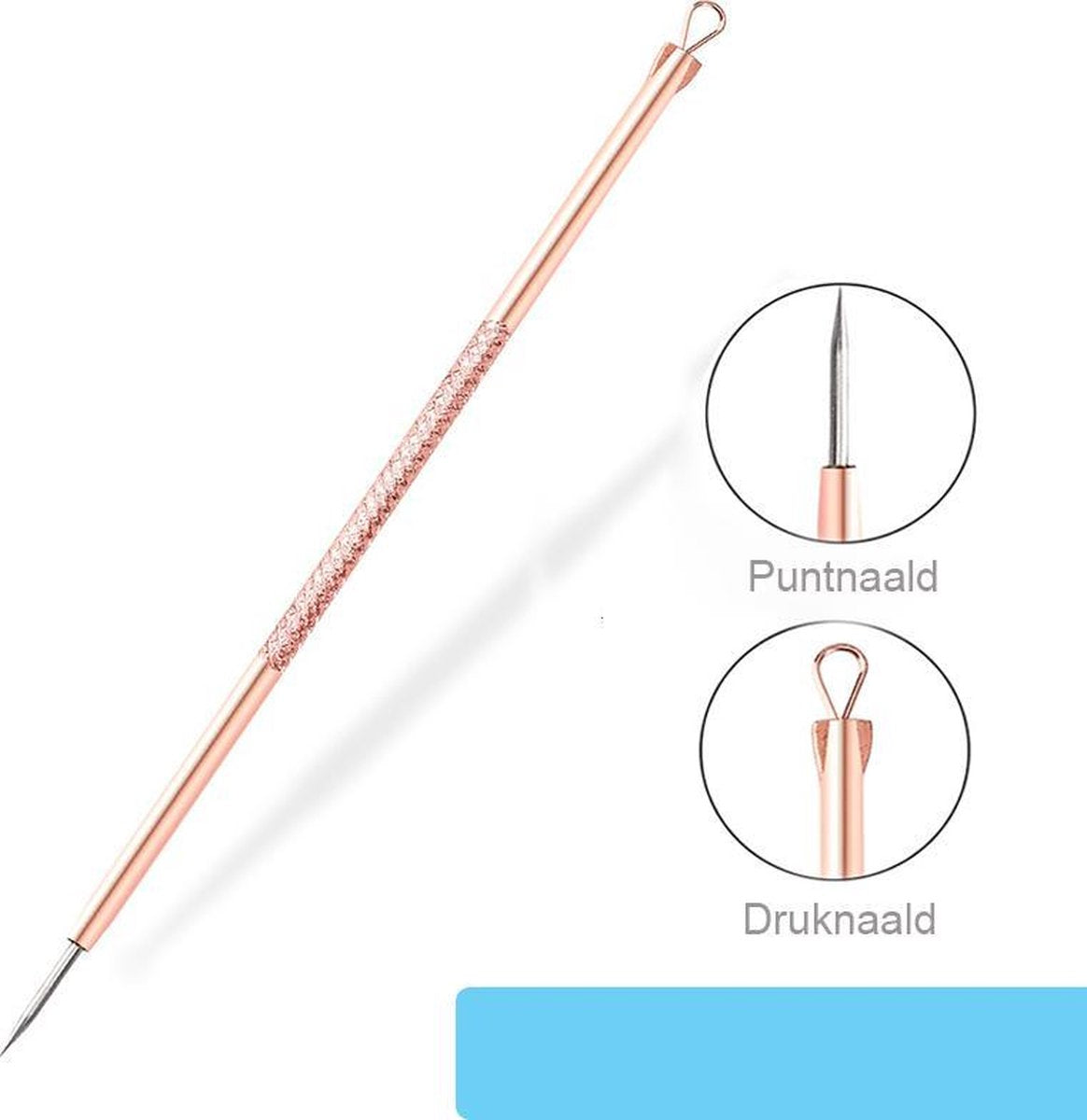TibaGoods Premium Blackhead Remover I Poriënreiniger met 6 Opzetstukken Mee eters verwijderen | Acne | Comedonenlepels | Huidverzorging
