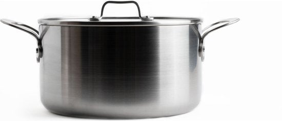 Mauviel 1830 - Kookpot - 24 cm - Roestvrij staal - alle warmtebronnen