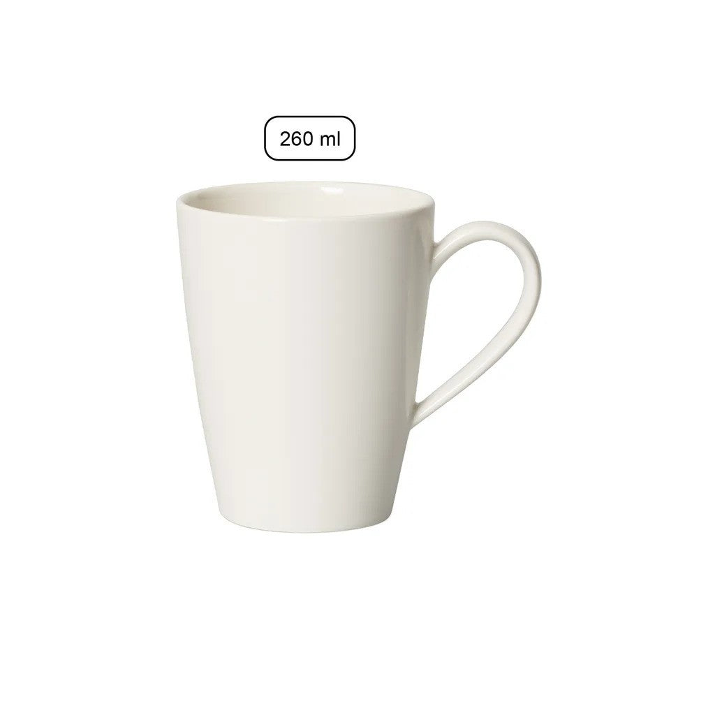 vivo - Basic Witte koffiemokken - Set 6 - Wit