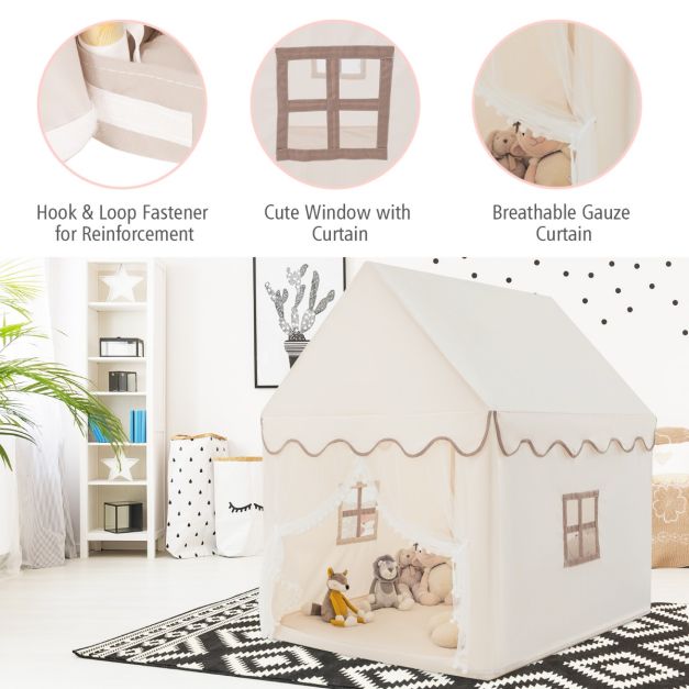 Coast Speelhuis – Massief Houten Frame – 120 x 105 x 140 cm – Beige