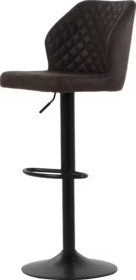 Dutchbone Edward Barkruk 2x - Donkerbruin - 43x43x70 cm