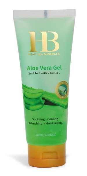 HB Aloe Vera Gel 100 ml - Verkoelend & Herstellend - Dode Zee Zout & Vitamine E