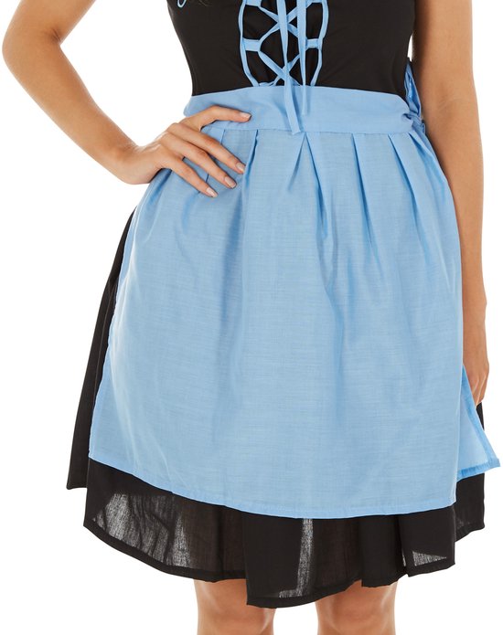 dressforfun - Vrouwenkostuum dirndl Oktoberfest Madl model 1 L - verkleedkleding kostuum halloween verkleden feestkleding carnavalskleding carnaval feestkledij partykleding - 301072