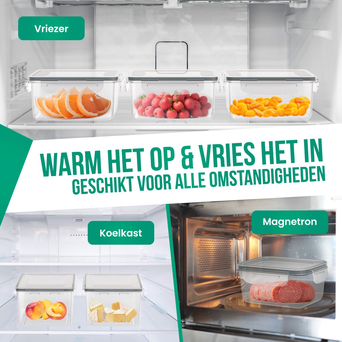 Avalo Vershoudbakjes - 30 Delige set - BPA Vrij