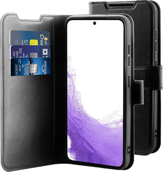 BeHello Samsung Galaxy S23 Gel-portemonneehoes zwart