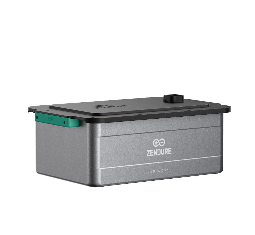 Zendure AB3000X SolarFlow Uitbreidingsbatterij 2,88 kWh - Grijs - LiFePO4 Thuisbatterij