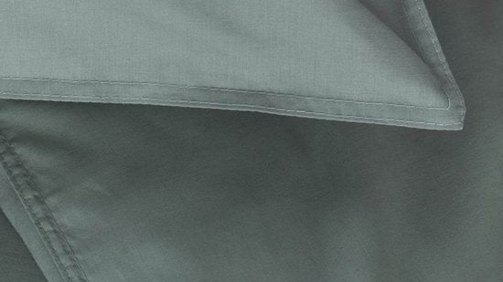 Ambiante Bamboo Uni dekbedovertrek - Lits-Jumeaux - 240x200/220 cm - Groen