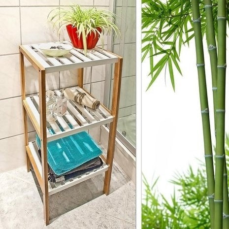 Bathroom Solutions - Handdoek Opbergrek Bamboe