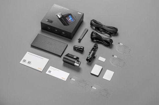 70mai Dash Cam A510 Set - Dashcam voor en achter - 3K HDR opname met Sony STARVIS 2 sensor - GPS en ADAS rijassistentie - Parkeerstand beveiliging - WiFi app bediening - G-sensor en nachtzicht voor maximale veiligheid