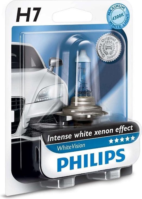 Philips Autolamp White Vision H7 12 Volt 55 Watt Per Stuk
