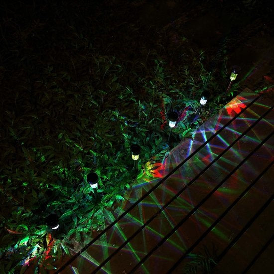 Tuinverlichting LED – 16 stuks Waterdicht – Rood Groen Blauw