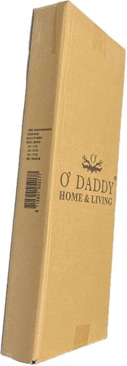 O'DADDY® Hangend Schoenenrek Metaal – Voor Opdek & Stompe Deuren – 30 Paar Schoenen – Compact & Ruimtebesparend – Zwart