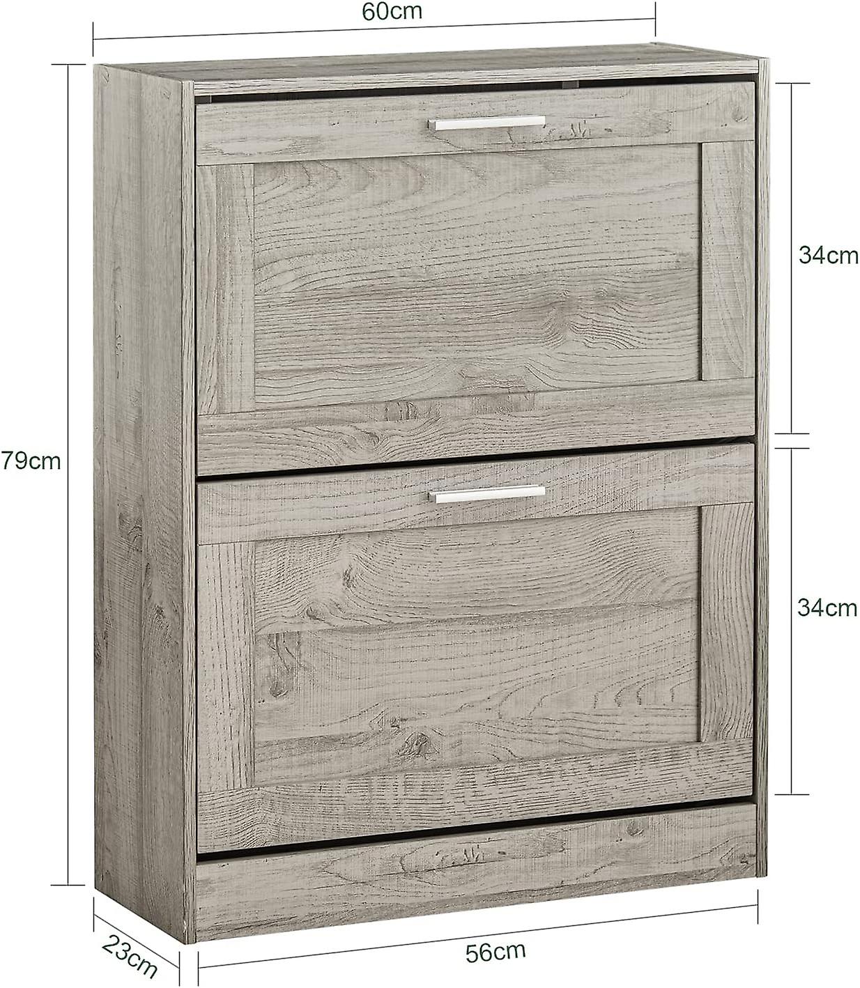 SoBuy Schoenenrek Schoen opbergkast Organizer Unit - FSR137-HG - B60 x D23 x H79cm