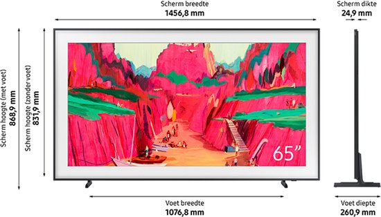 Samsung The Frame 65" Pro Vision AI Smart TV LS03FW (2025)