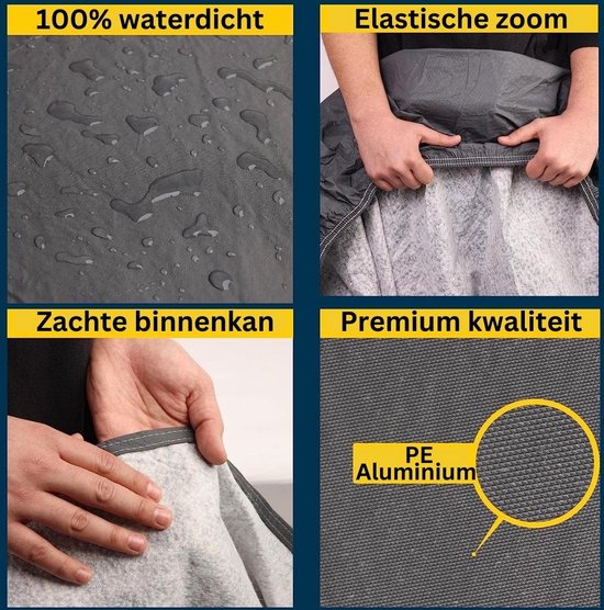 Urban State motorhoes - Scooterhoes - Motorhoes waterdicht buiten - Maat XXL