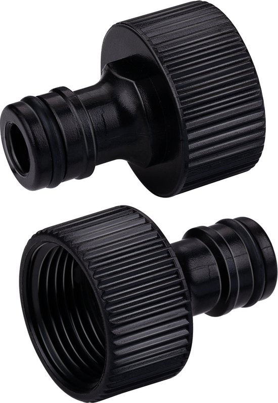 BLACK+DECKER Kraanstuk 3/4" - ⌀ 19 CM - Koppelstuk - Kunststof - Zwart