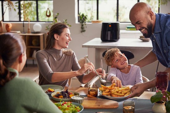 Philips Essential Connected 5000 Series - HD9280/70 - 6,2 liter (XL) - Rapid Air-technologie - 7 ingestelde programma's - Quickclean