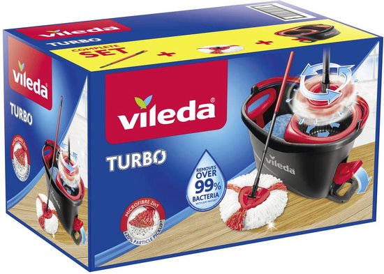 Vileda Turbo Mopset - Pedaalsysteem - 6L