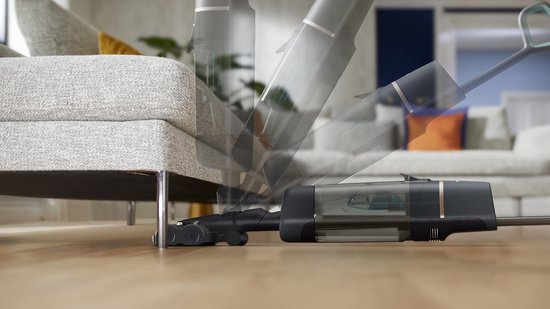 Philips - Snoerloze stofzuiger - AquaTrio Cordless 7000 Series XW7110/01 - Droog- en veegfunctie - Grijs