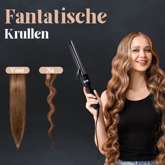 VAIVE Krultang met Klem - 25MM - Krultangen - Haarkruller - Hair Curler - Curling Iron