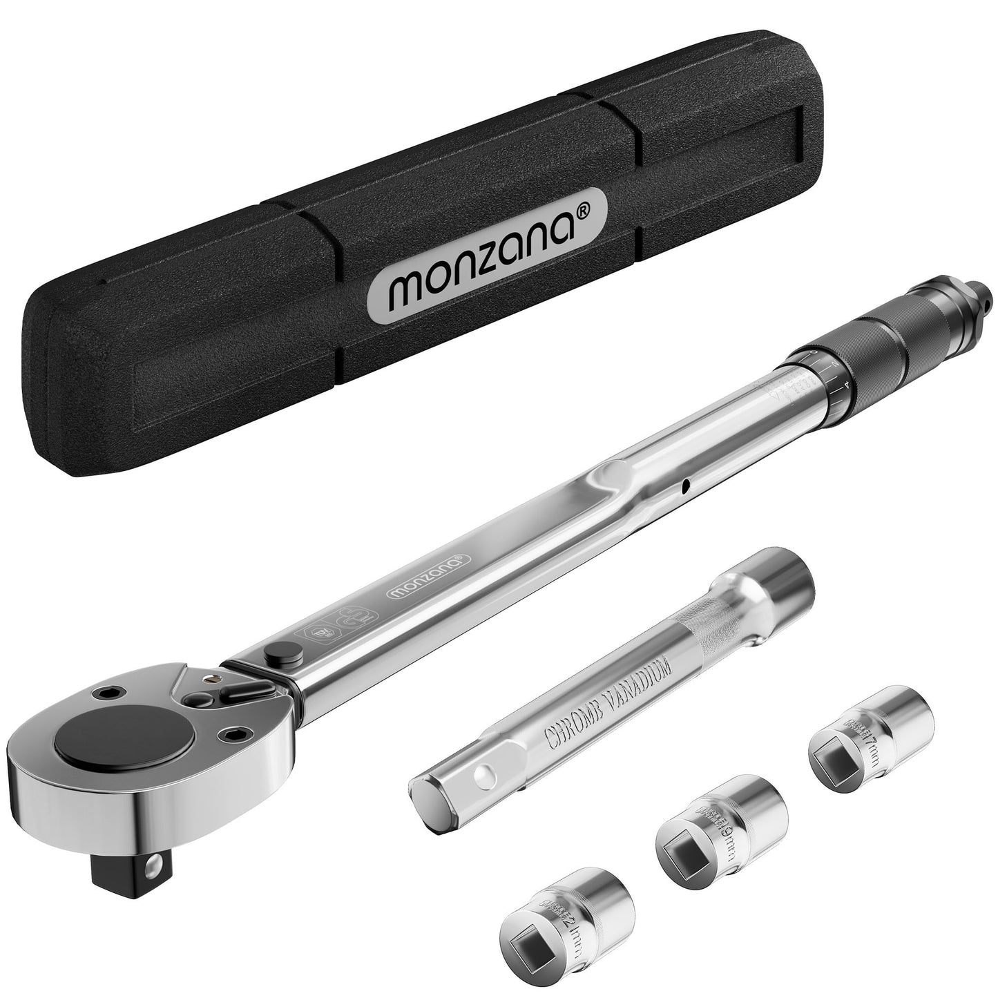 Deuba Hydraulische Krik 2-delige Set incl. Rubber Pad Momentsleutel 1/2"40-210Nm