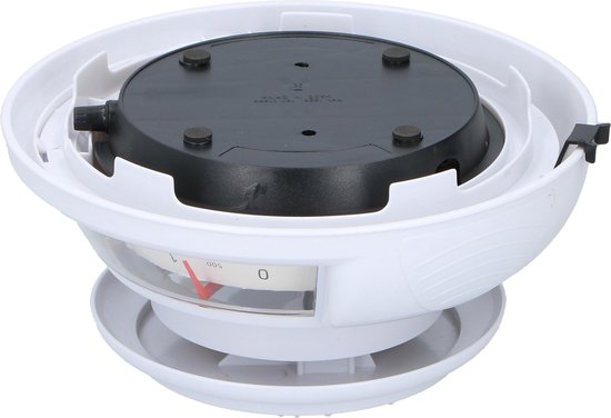 Alpina Keukenweegschaal met Kom - tot 5 kg - Wit - 24x11x23cm