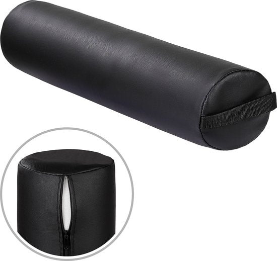 tectake - massagekussens - set steunrollen - kleur zwart – 404370