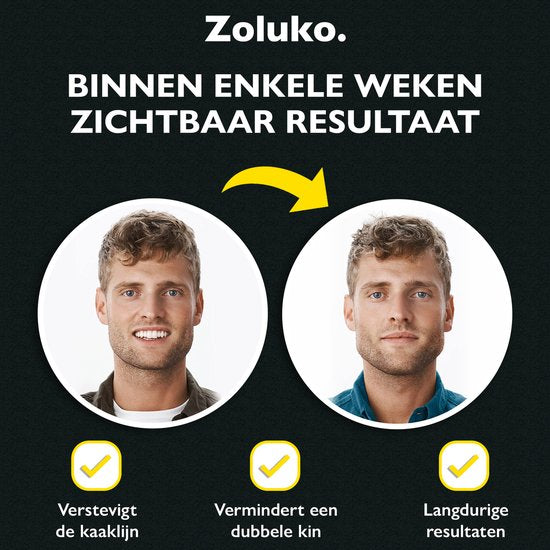 Zoluko Professionele Kaaklijn Trainer Set - Incl. Ketting en Opbergdoosjes - 3 Niveaus - Kaaktrainer Mannen en Vrouwen - Kaak trainer - Jawline Trainer - Jaw Trainer - Onderkin Trainer - Onderkin Afslanker