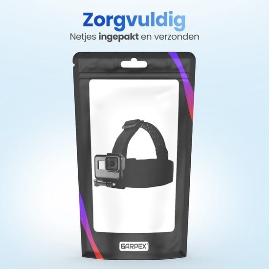 Garpex® Verstelbare Hoofdband - Head Strap - Universele mount voor diverse action camera's