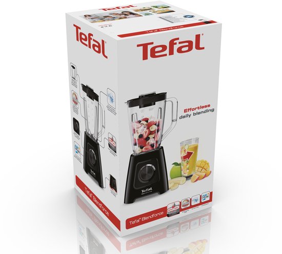 Tefal BlendForce II BL4208 - Blender - 1.25L - 600W - Smoothie maker - Pulse functie
