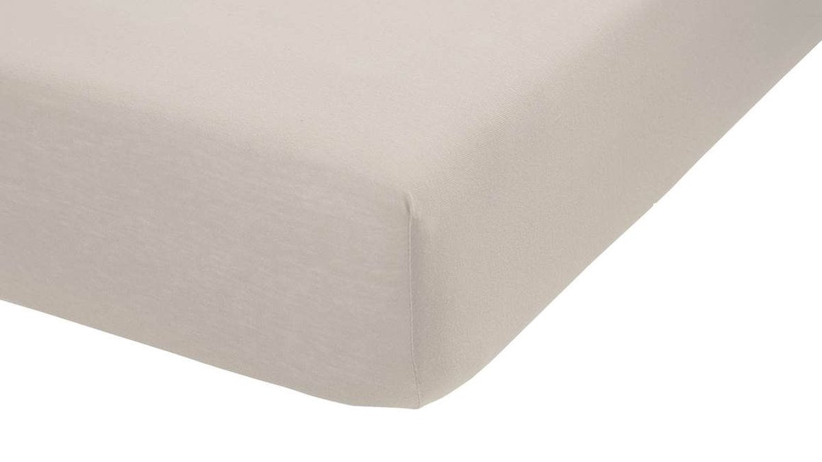 Ambiante Jersey - Hoeslaken - 160x200/210 - Zand