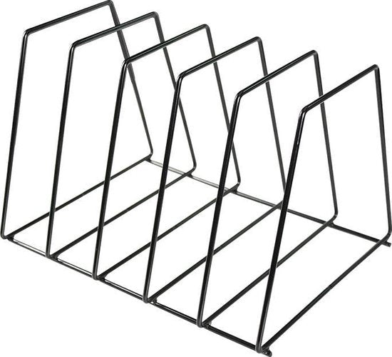 VDD Vinyl platen opbergrek retro - zwart