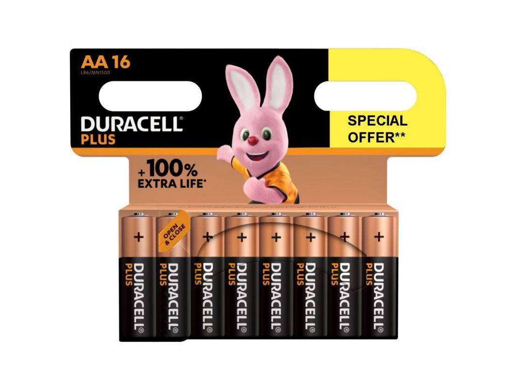 Duracell Plus Alkaline Batterijen - AA - 48 stuks - LR6-MN1500